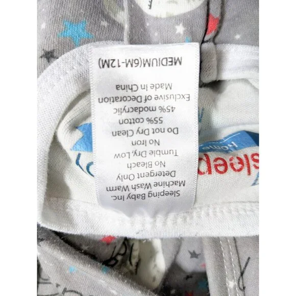 Sleeping Baby Goodnight Moon Zipadee-Zip Swaddle Sleep Sack Transition M - Picture 4 of 5